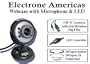 Electrone USB Web Camera with Microphone and Night Vision for PC, Laptop and Notebook