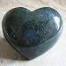 GEMSTONE HEART 45mm Crystal Healing Stone MOSS AGATE