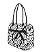 Belvah Quilted Damask Tote Handbag with Front Velcro Pocket - Choice of Colors