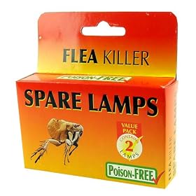 Flea Killer Spare Lamp Twin Pack