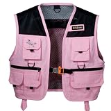 Lucky Bums Fishing and Adventure Vest (Pink, Small)