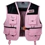 Lucky Bums Fishing and Adventure Vest (Pink, Large)