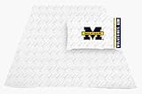 Michigan Wolverines Twin Sheet Set from The Locker Room Collection by Kentex