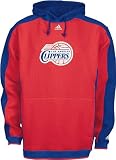 Los Angeles Clippers NBA Red Embroidered Dream Hooded Fleece Sweatshirt By Adidas (S=36)