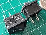 ロッカースイッチ＜1回路1接点　KC117-2P-H　穴あけ18.8×12.22mm＞2個入＜1sw-411＞