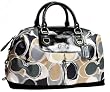 Authentic Coach Ashley Sateen Hand Drawn Scarf Print Large Satchel Bag 17656