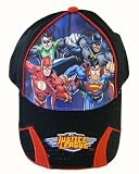 Justice League Boy's Baseball Cap - Justice League Featuring Superman, Batman, Flash, And Green Lanturn