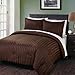 Read Beverly Hills Polo Club Dobby Stripe 3-Piece King Comforter Set, Chocolate Details Beverly Hills Polo Club Dobby Stripe 3-Piece King Comforter Set, Chocolate