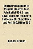 Sportveranstaltung in Virginia: Goody's Fast Pain Relief 500, Crown Royal Presents the Heath Calhoun 400, Chevy Rock and Roll 400, Miller 500-