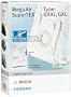 Bosch Megaair Super Tex Type G Xxl Vacuum Bag, Large 5 Litre Capacity, Pack Of 4 And Includes A Micro Hygiene Filter For The Motor