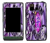 Purple Warp Design Decal Protective Skin Sticker for LG Dare