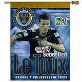 MLS Philadelphia Union Sebastien Le Toux 27-by-37 Inch Vertical Flag