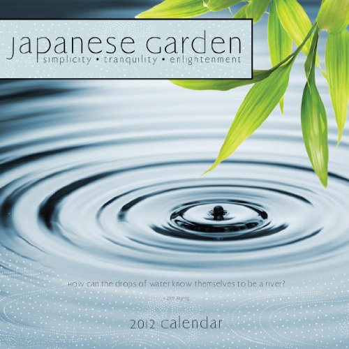 2012 Japanese Gardens Wall Wall calendar