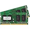 Crucial 8GB Kit (4GBx2) DDR3 1600 MT/s (PC3 - 12800) CL11 SODIMM 204-Pin 1.35V/1.5V Notebook Memory Modules CT2KIT51264BF160B