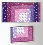 Checkbook Cover Debit Set Quilt Square Block