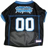 Pets First NFL Carolina Panthers Pet Jersey, Small