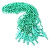 One Dozen (12) "Alligator Alley" Mardi Gras Beads - 16"