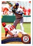 2011 Topps Baseball Card #327 Christian Guzman - Texas Rangers - MLB Trading Card In A Protective Screwdown Case