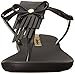 Ipanema Women's Tassy Gladiator Sandal, Black, 9 M US