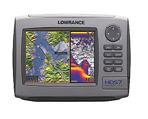 Lowrance Fischfinder/GPS-Kartenplotter HDS-7, schwarz