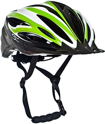 Sport DirectTM Vento Out Mould Helmet Green/White/Black 55-60cm
