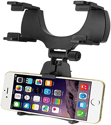 INHDBOX Car Phone Holder,Rearview Mirror Car Phone Holder, GPS Mount & Bracket Unit