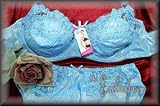 4839 Dessous BH Set mit Slip Cup D blau
