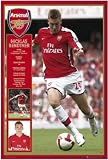 1art1 43448 Fu&szlig;ball - FC Arsenal, Nicklas Bendtner 08/09 Poster 91 x 61 cm