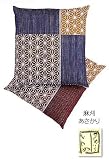 【花いちもんめ】八端判座ぶとんカバー麻刈　5300　…５枚組の画像