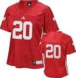 Wisconsin Badgers Women's Football Jersey: adidas Red #20 Replica Women's Football Jersey