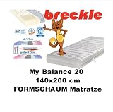 Breckle Matratze My Balance / LaPur 20 H3 | 140×200 cm