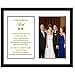 Father Thank You Wedding Gift - Thank You Poem from Son or Daughter in 8x10 Inch Frame with Room for a Photo
