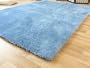 Kinderteppich Billie - Shaggy Hochflor Teppich - blau