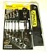 6 Piece Double Box End Ratcheting Wrench Set Metric