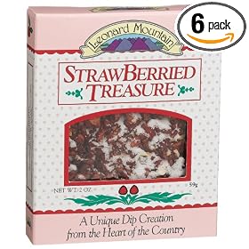 Leonard Mountain Strawberried Treasure Fruit Dip, 2-Ounce. Boxes (Pack of 6)