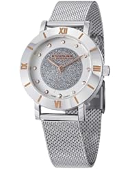 Stuhrling Original Womens 738.01 Audrey Astra Elite Swiss Quartz Swarovski Mesh Watch