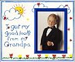I Get My Good Looks from My Grandpa - Picture Frame Gift