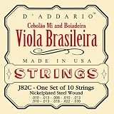 D'Addario Set Viola Brasileira Cebolaomi