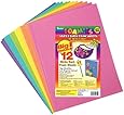 Darice 1035-55 12-Pack Foamies Sticky Back Foam Sheets, 9 by 12-Inch, Bright Color