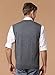 M-Empire Men's Wool Cardigan Sweater Vest