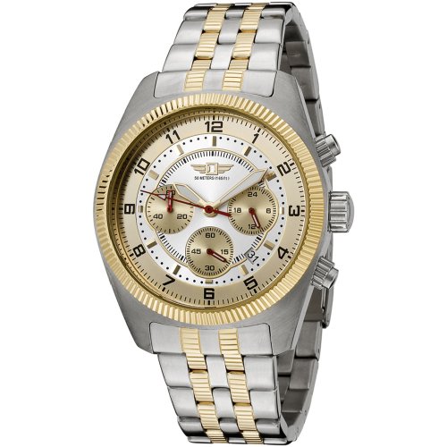 I By Invicta Men's 70800-004 Chronograph Two-Tone Stainless Steel Watch