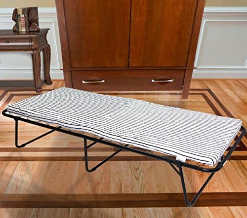 Small Folding Bed with 2'' Thick Mattress - This Is the Perfect Bed for You, Your Guests or Your Kids - They Will Love This Cheap Folding Sleeper. The Metal Folding Bed Is Easily Portable and Can Be Used Both Indoor, Outdoor or for Camping. The Fold up Bed Has a Metal Construction and Comes with 10 Months Warranty for the Parts.