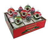 RADKO Shiny Brite Vintage Reflectors & Pinecones Christmas Ornaments