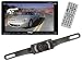 Pyle DVD/Camera Package for Car/Truck/SUV -- PLDN70U 7-Inch Double-DIN Motorized TFT Touchscreen Receiver with DVD/VCD/CD/MP3/MP4/CD-R/USB/SD-MMC Card Slot/AM/FM + PLCM10 License Plate Mount Rear View camera with Night Vision
