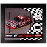  : Mounted Memories Kurt Busch Tire Shadowbox