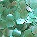 Sequin Green Crystal Iris Rainbow Iridescent Round 20mm Center Hole Couture Loose Paillettes