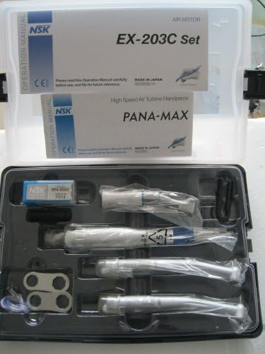 Dental New Style Low High Speed Hand piece Kit (EX203C+2 PANA MAX) 2 holes+ Cartridge