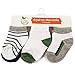 Yoga Sprout No Show 6 Pack Ankle Socks, Blue & Green, 6-12 Months
