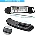 Instant Read Cooking Thermometer,Vancle® Digital Electronic Food Thermometer Barbecue Meat Thermometer with Collapsible Internal Probe Anti-Corrosion for Grill Cooking Meat Kitchen Candy (Black)