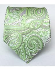 Silk Woven Apple Paisley Tie